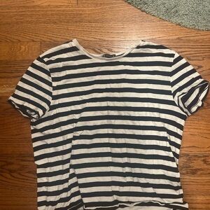 Black and White Striped T-Shirt